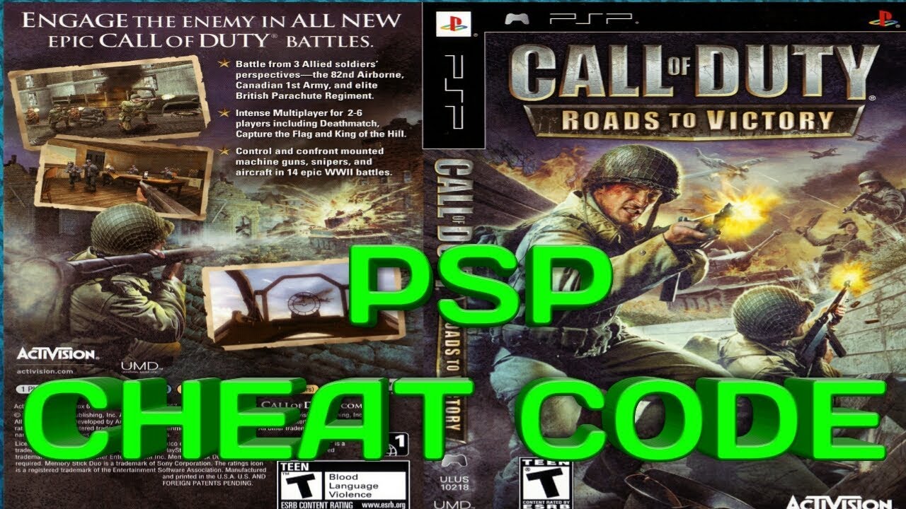 Cheat For Call Of Duty Road To Victory Ppsspp